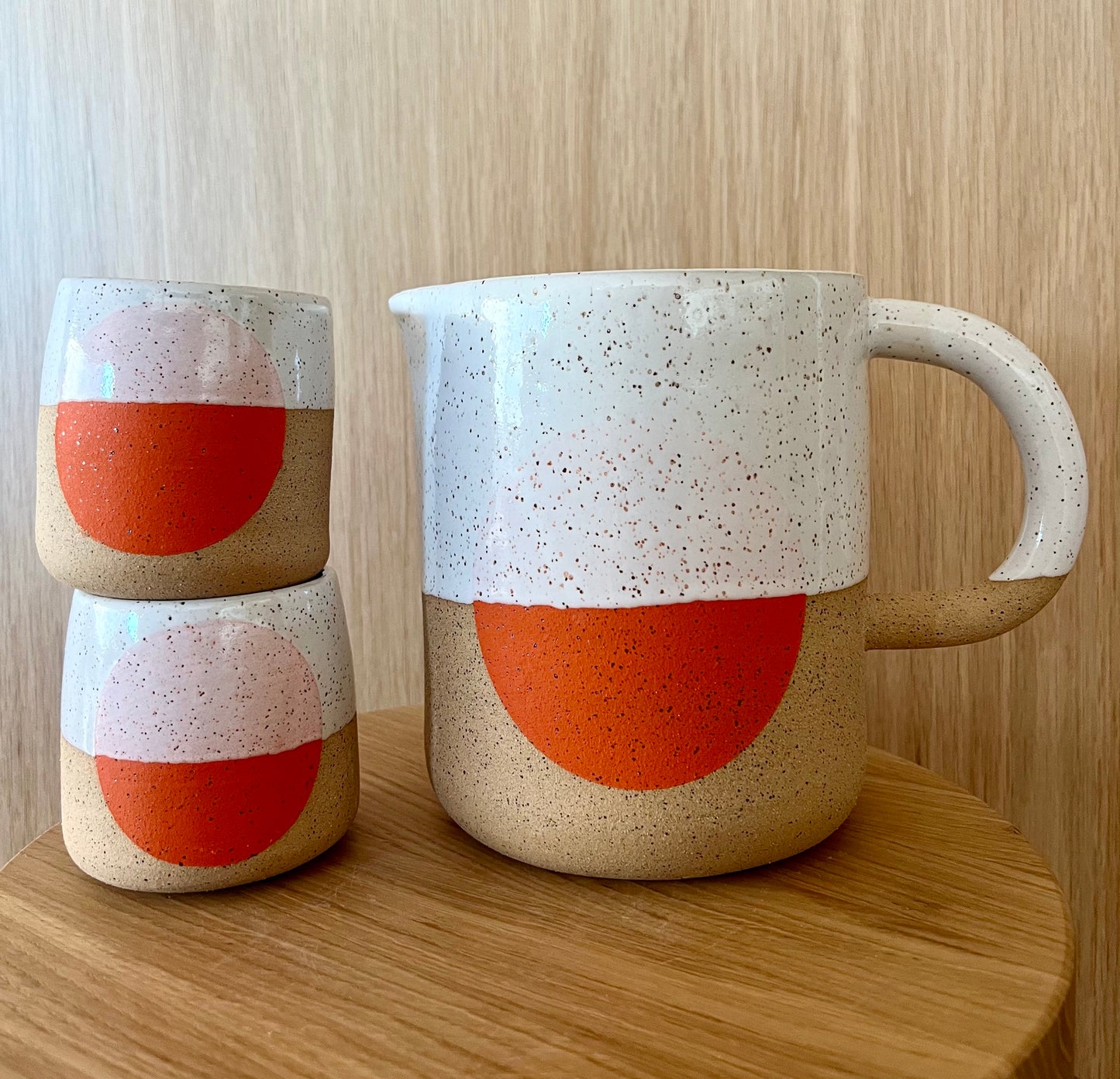 ORANGE DOT TUMBLER