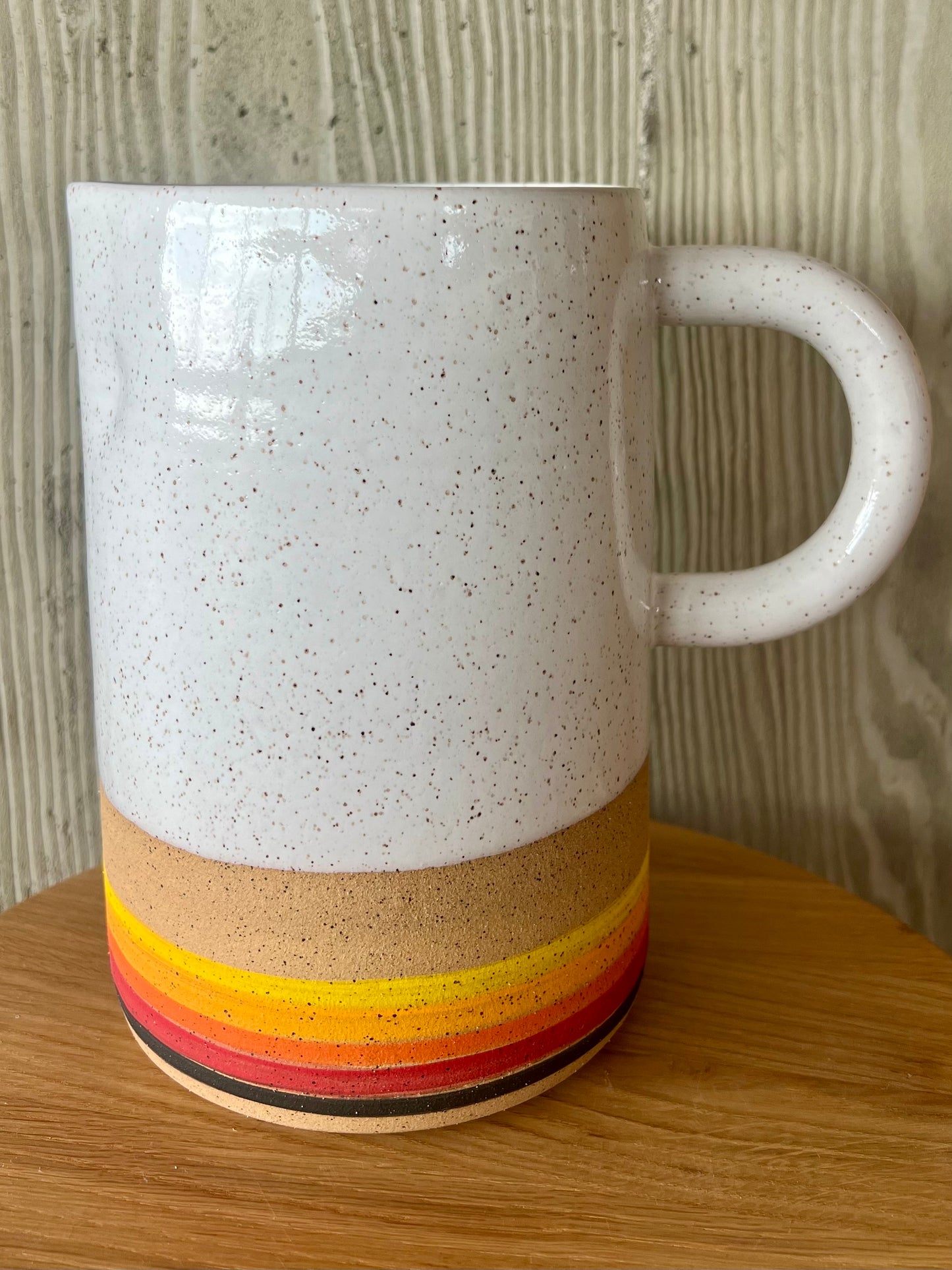 WARM STRIPE PITCHER