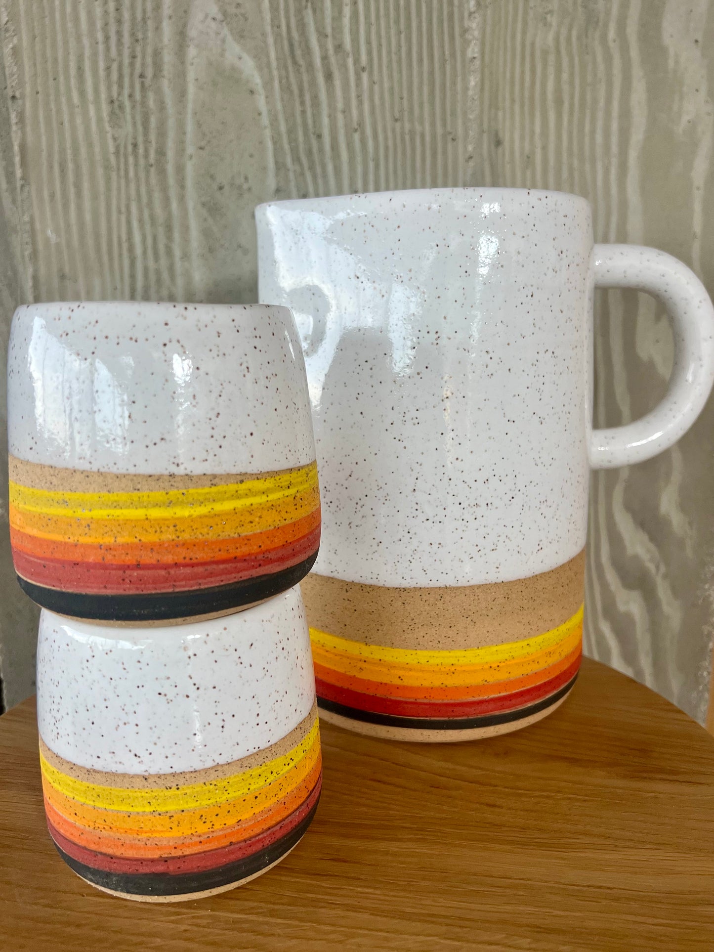 WARM STRIPE PITCHER