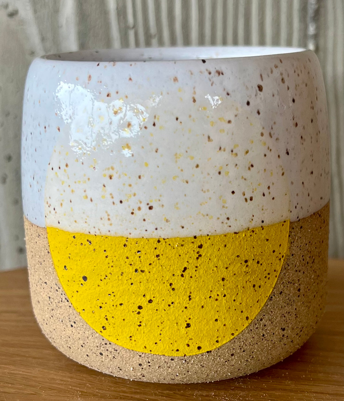 Yellow Dot Tumbler