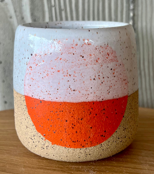 ORANGE DOT TUMBLER