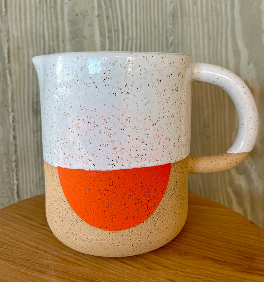 ORANGE DOT PITCHER