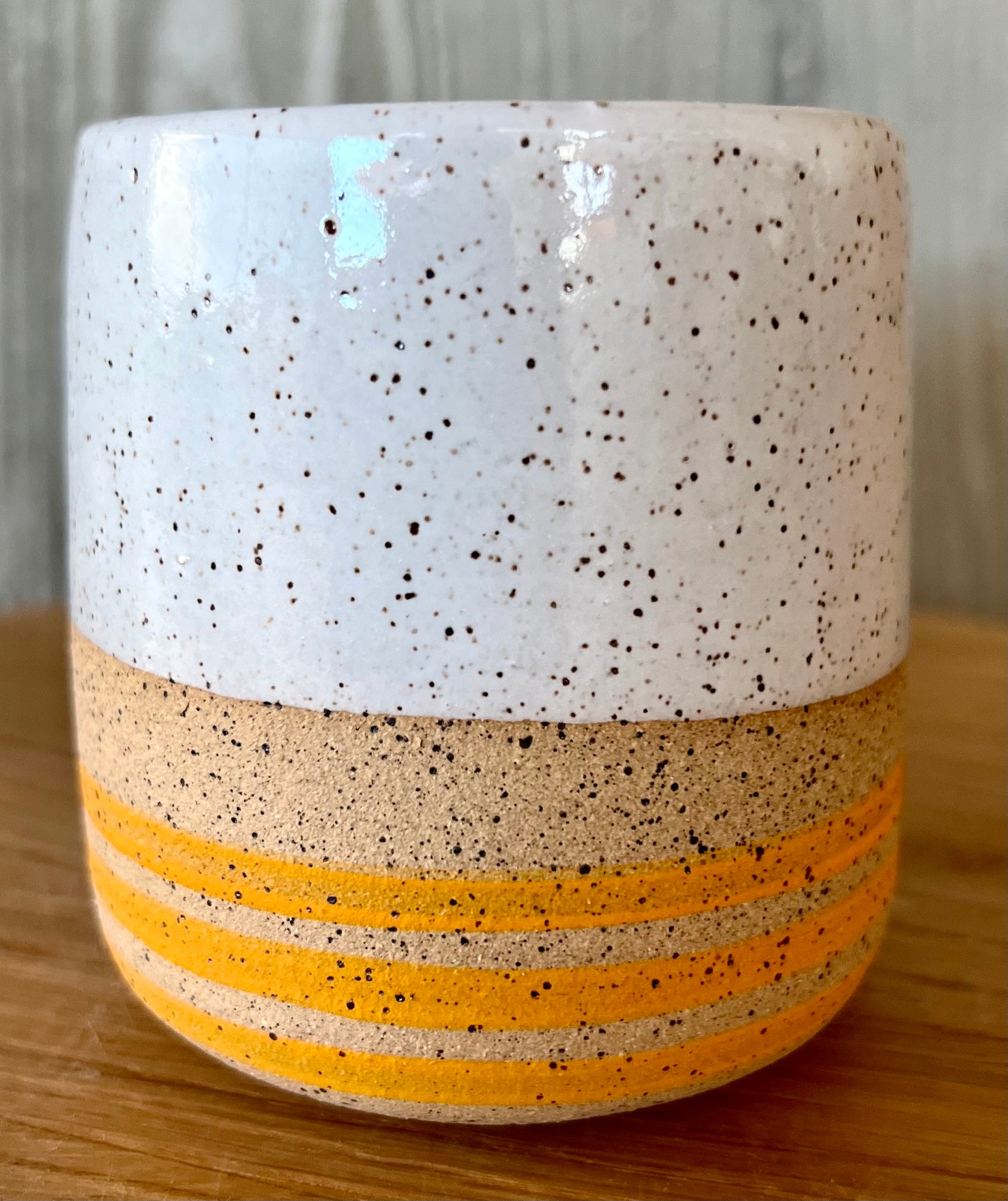 TANGERINE STRIPED TUMBLER