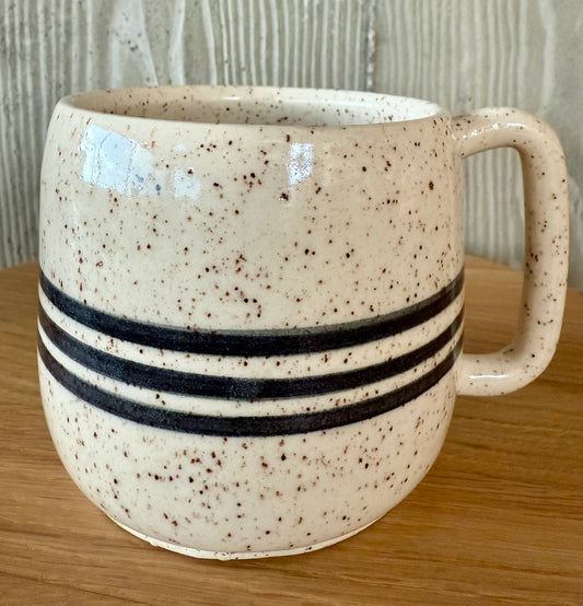 BLACK STRIPE MUG