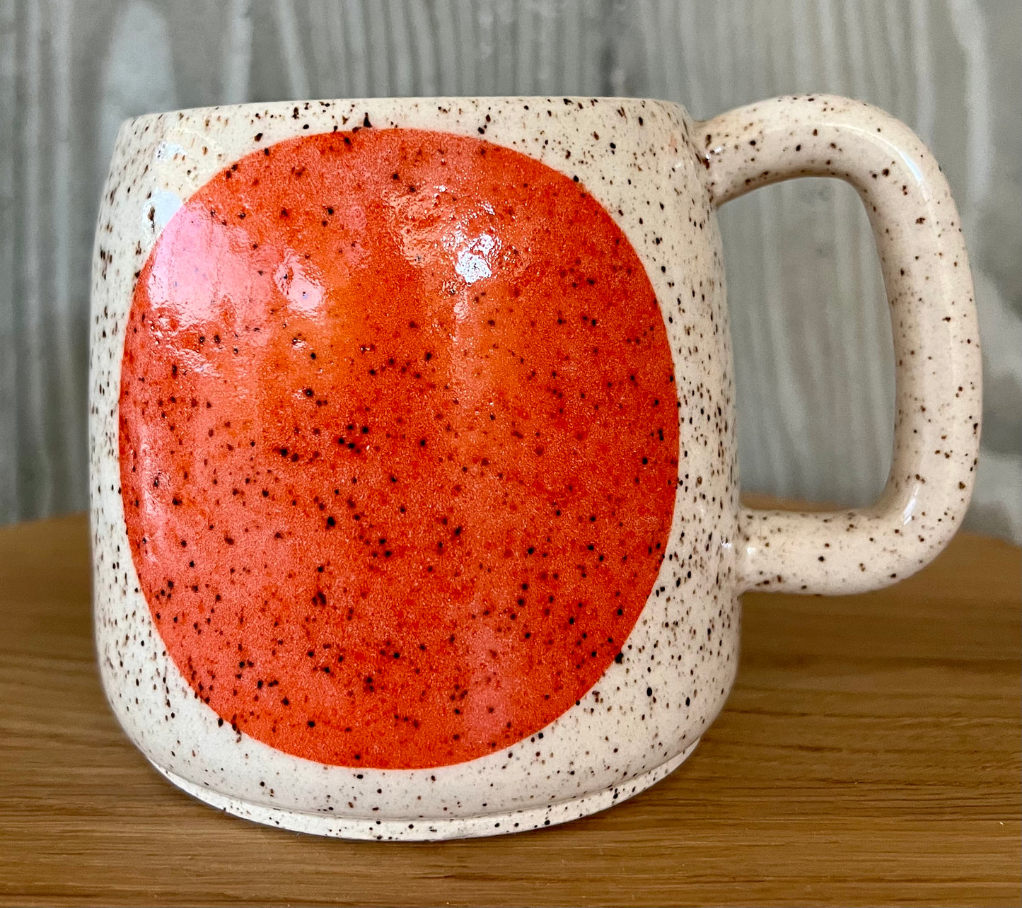 BIG ORANGE DOT MUG